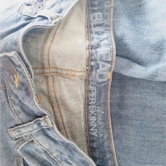 BULLHEAD Hermosa Super Skinny Light Blue Junior Women's Jeans Sz. 5 / S - Picture 11 of 13